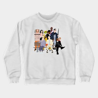 90s Movie Icons - Retro - Nostalgia Crewneck Sweatshirt